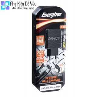 Sạc Energizer Lifetime Warranty AC2BEULCMM