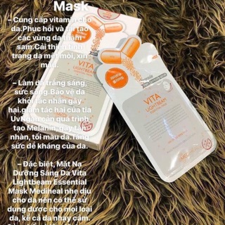 Lẻ 1 miếng mặt nạ mediheal vita lightbeam