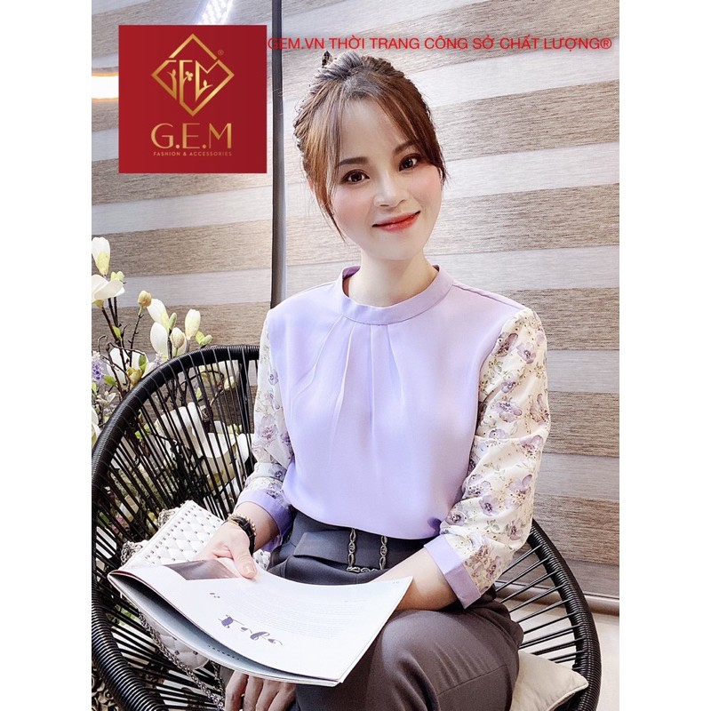[BÁN BUÔN&amp;LẺ] Áo kiểu đẹp G200 đi học hay công sở đều hợp thời trang - dễ phối chân váy hay các loại quần khác - GEM.VN