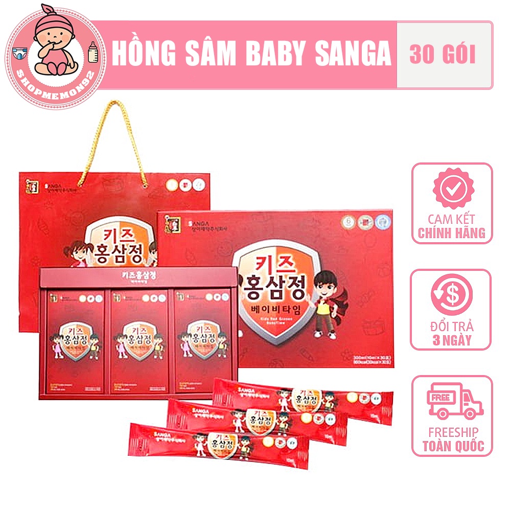 (DATE 2023 MỚI NHẤT) HỒNG SÂM BABY SANGA