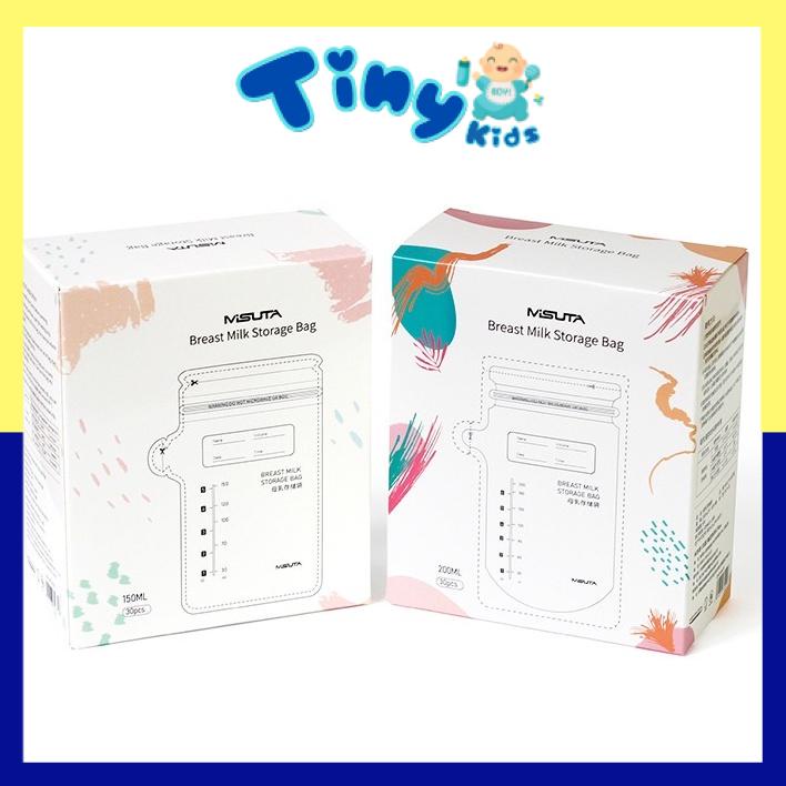 Túi trữ sữa Misuta 150/200ml, hộp 30 túi - Tiny Kids