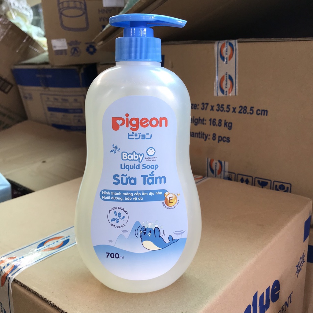 Sữa tắm dịu nhẹ Pigeon 700ml (MẪU MỚI)