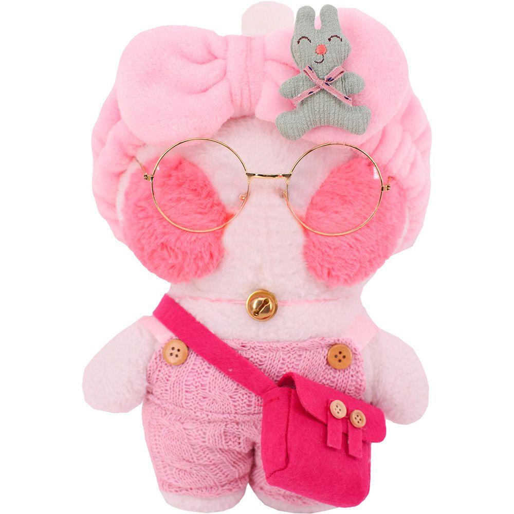 SUSANS Quần Yếm Vịt Vàng Nhỏ Lalafanfan Mặc Quần Áo Cho Búp Bê