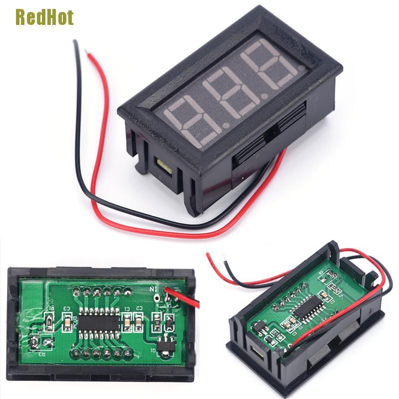 Vôn kế điện tử mini Dc 0-30v màu đỏ