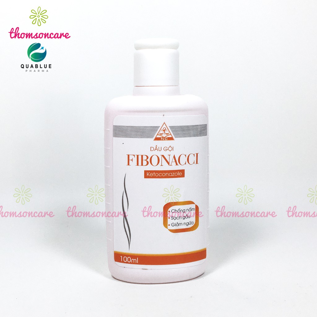 Dầu gội ngăn ngừa gầu Fibonacci chai 100ml - sạch gàu, hết ngứa từ ketoconazole