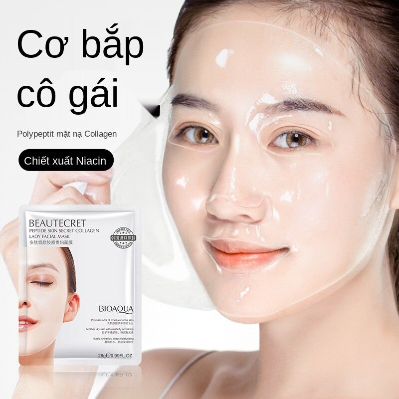[Hàng mới về] Mặt nạ dưỡng da Bioaoua-Peptide Collagen cấp ẩm chăm sóc làn da dành cho nữ | BigBuy360 - bigbuy360.vn