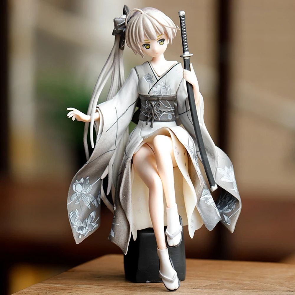 Mô Hình Nhân Vật Anime Kasugano Mặc Kimono Bằng Pvc Nhiều Màu Sắc
