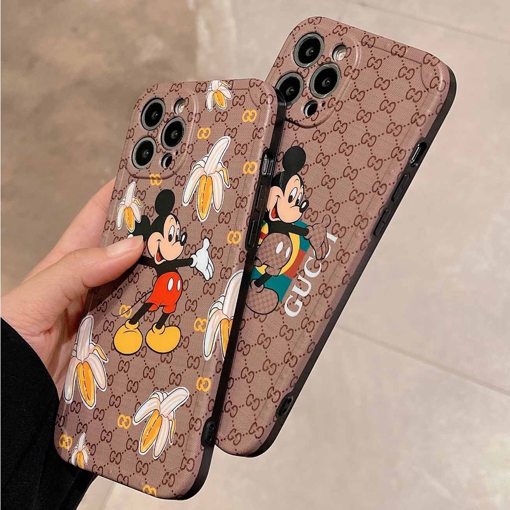Ốp Điện Thoại Chống Sốc In Hình Chuột Hoạt Hình Dễ Thương Cho iPhone 14 13pro max 12pro 11promax 11