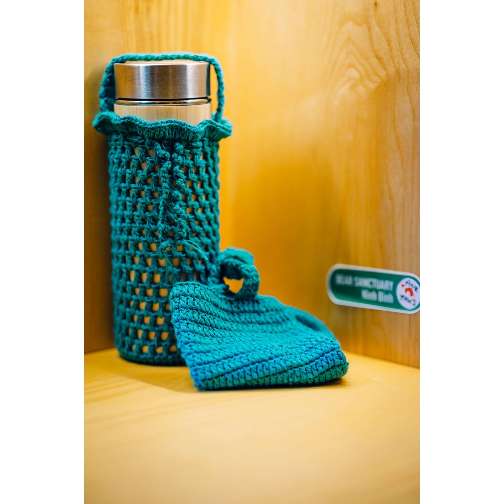 Túi đựng bình giữ nhiệt bằng len