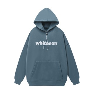 Hoodie "logo ss20" double label goblin blue