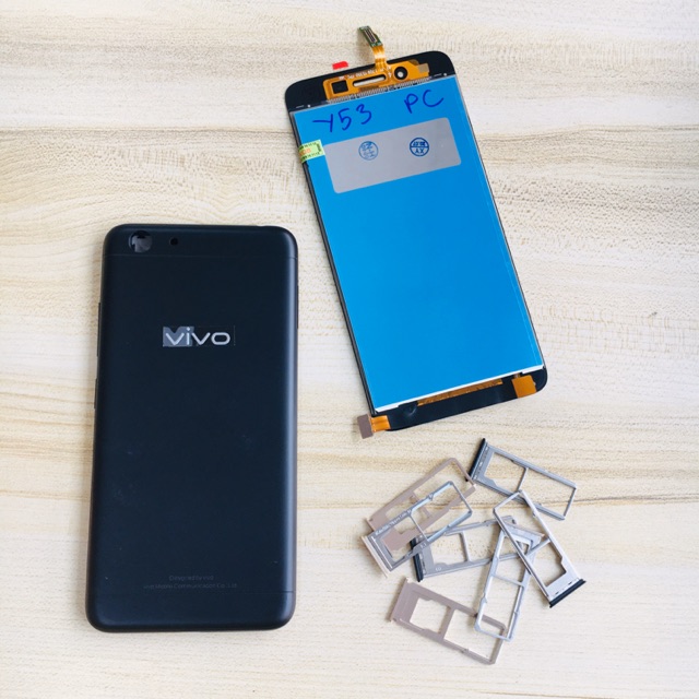 Combo Bộ Vỏ Sườn + Màn Hình Vivo Y53 Zin Hàng Cao Cấp (Tặng khay Sim)