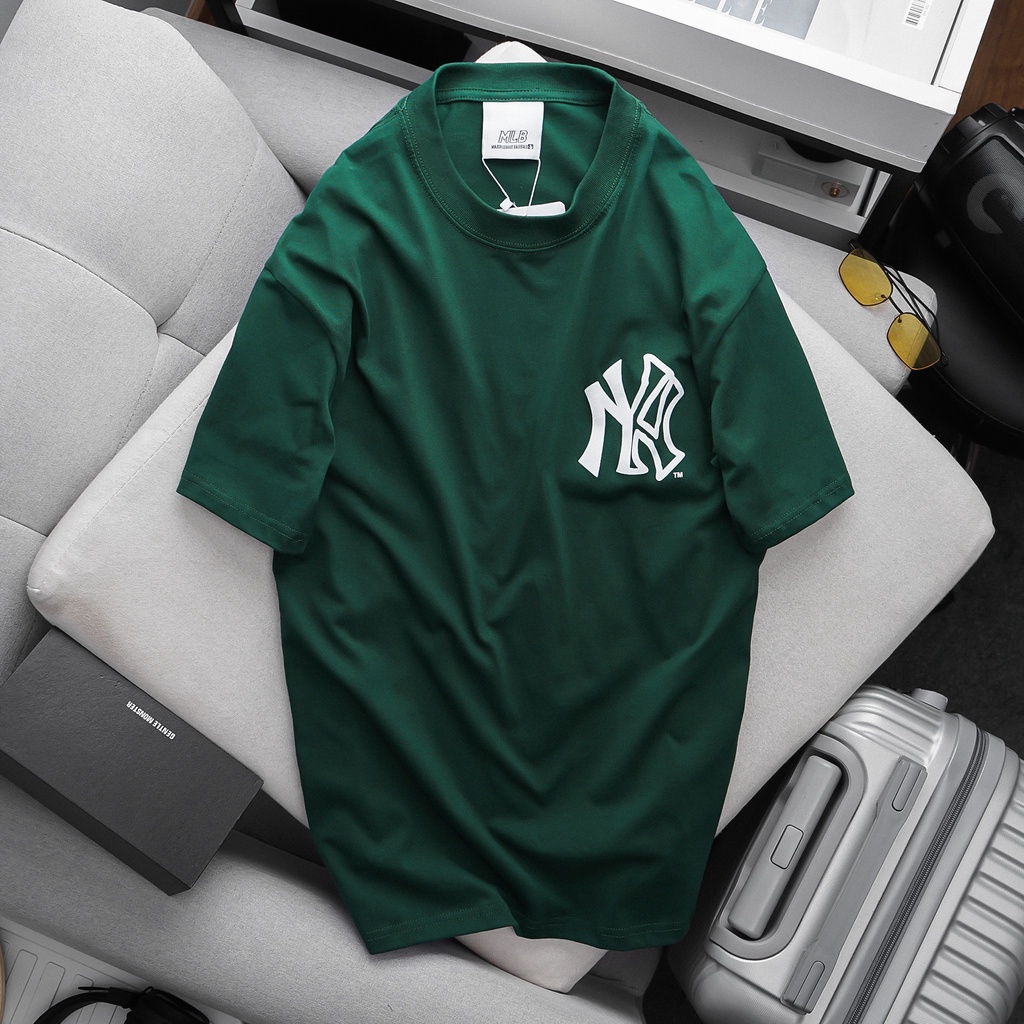 Áo thun tay lỡ unisex tay lở over size họa tiết momogram cá tính MB927