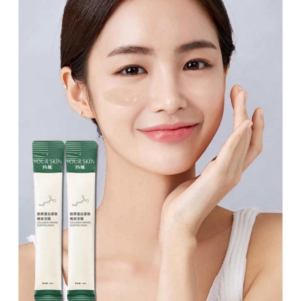 Mặt Nạ Ngủ Collagen Hỗ Trợ Kiềm Dầu Làm Săn Chắc Da Hiệu Quả