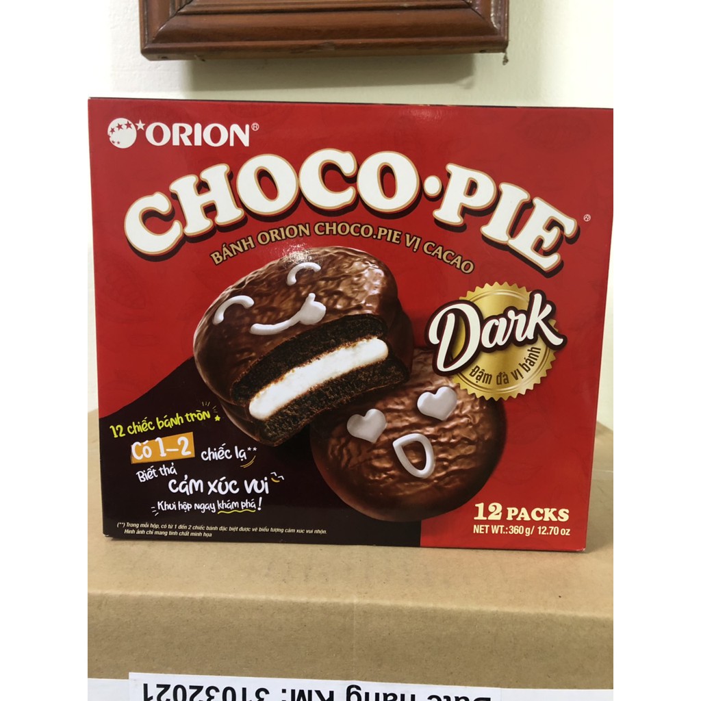 BÁNH CHOCOPIE DARK ORION 360G 12PCS