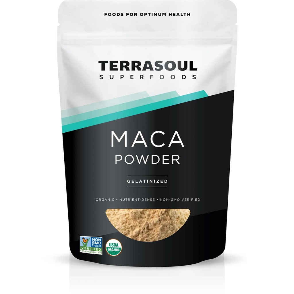 Bột nhân sâm Maca Peru hữu cơ Terrasoul 170g