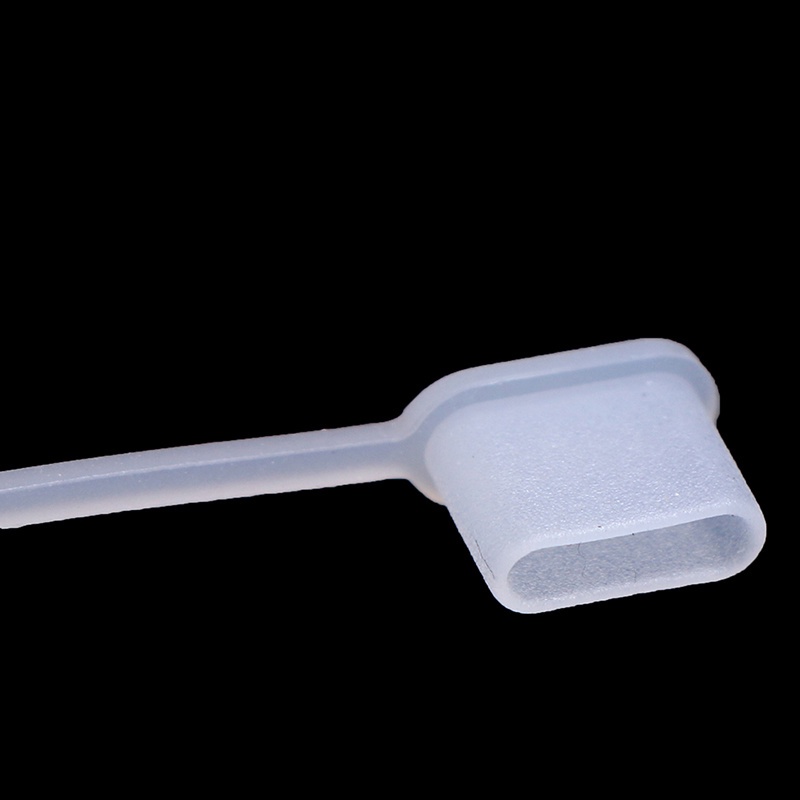 1Pc Silica Gel Dòng dữ liệu Bao che bụi / Chống bụi chống ẩm Chống oxy hóa Vỏ bảo vệ giao diện USB trong suốt / Cho iPhone Micro USB Type-C