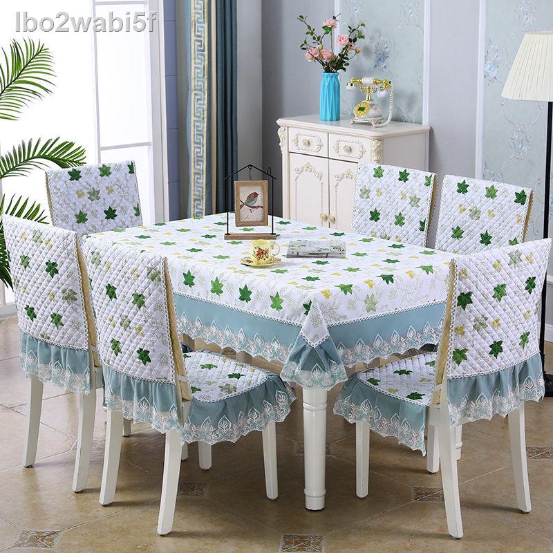 ♤ ✁ lbo2wabi5fBọc ghế bọc một mảnh khăn phủ bàn ăn và gói đệm bộ vải