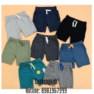 Quần short thun da cá màu trơn bé trai Cat & Jack