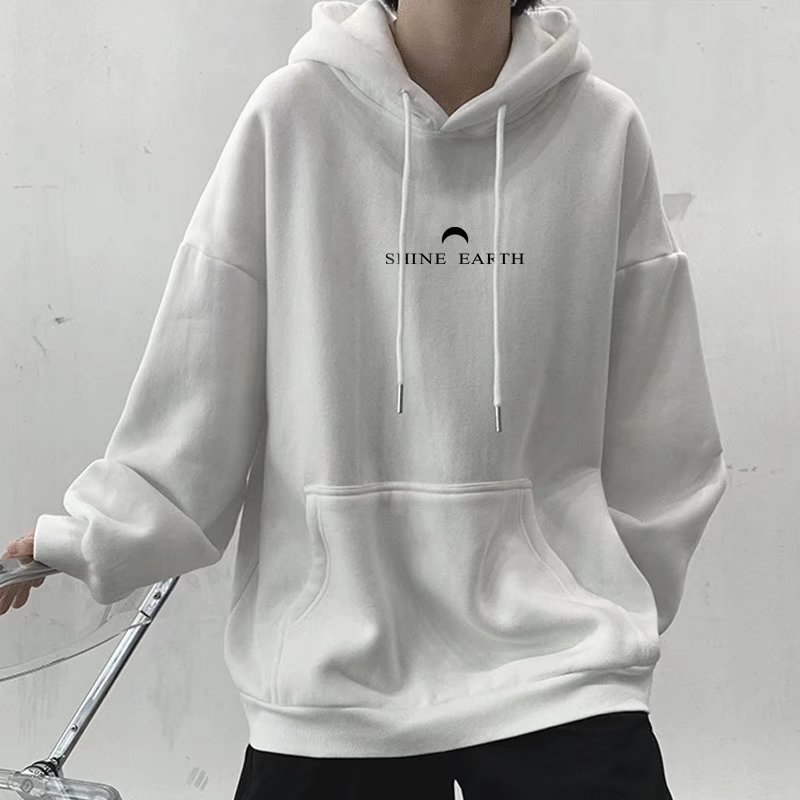 Áo hoodie nam tay dài in chữ phong cách Nhật Bản thời trang thu đông size M-8XL