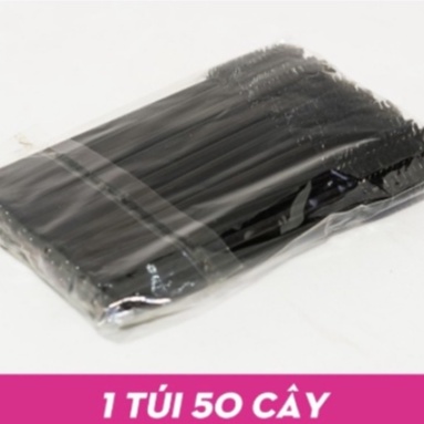 Chổi chải mi nối ( BỊCH 50 CÂY)_dụng cụ nối mi_THÚY HÀ