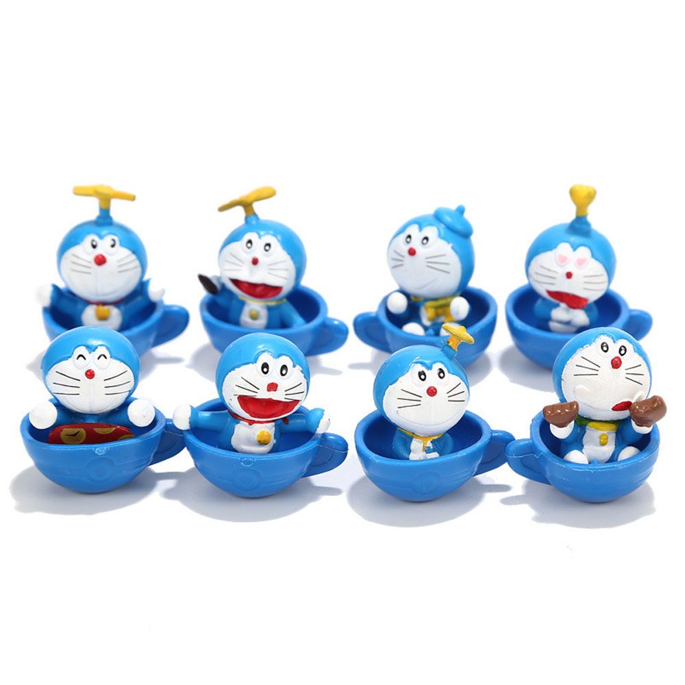 Set 8 Mô Hình Nhân Vật Doraemon Xinh Xắn Dùng Để Trang Trí