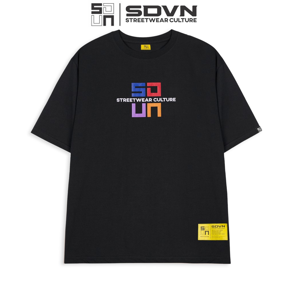 Áo Thun Unisex Nam Nữ SDVN Color Logo