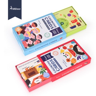 Cognitive cards Mideer (thẻ giáo dục sớm tiếng anh)