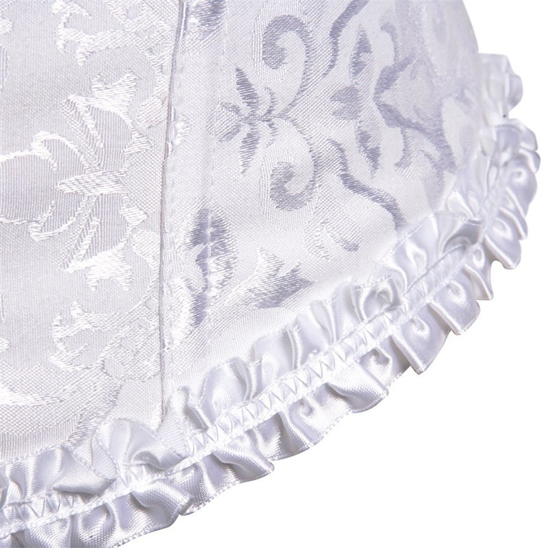 Áo Nịt Ngực Phối Ren Có Khóa Kéo Phong Cách Châu Âu