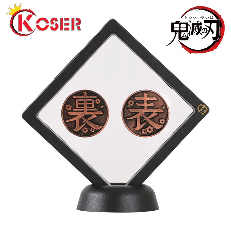 Coser KING Kanao Tanjirou Đồng xu hợp kim hoạt hình Demon Slayer Kimetsu No Yaiba PROP COSPLAY