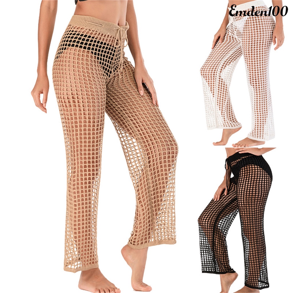 Quần Lưới Polyester Đi Biển Thời Trang Cho Nữ