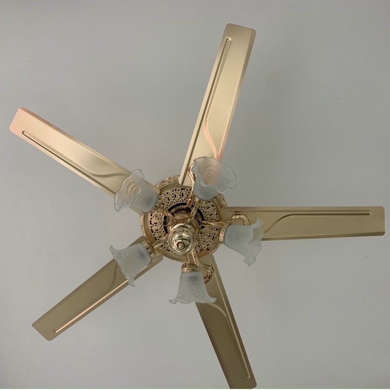 Quạt Trần 5 Cánh Thép Không Gỉ QTD9036B, Quạt Trần Trang Trí Nội Thất Phòng Khách,Phòng Ngủ