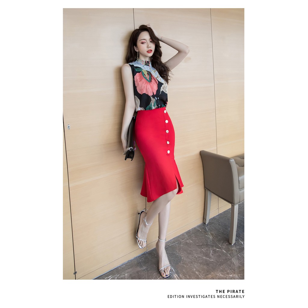 Chân Váy Đuôi Cá Lưng Cao Thời Trang Công Sở 2020 | BigBuy360 - bigbuy360.vn