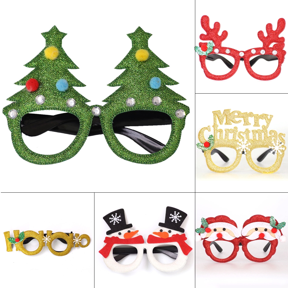 Kính mát hình thiết kế giáng sinh