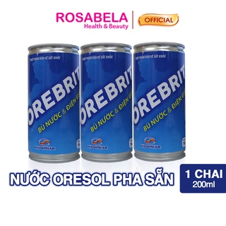 Nước giải khát OREBRIT giải khát, bù nước, bổ sung vitamin và điện giải (LỐC 6 LON)