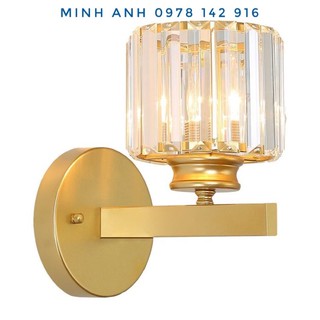 Đèn vách pha lê gắn tường treo tường cầu thang hành lang phòng khách minh anh