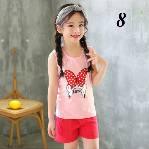 (Quảng Châu-HÀNG MỚI VỀ) Bộ ba lỗ, sát nách Quảng Châu xuất Hàn cho bé trai, bé gái 1-5 tuổi (MB.Q24)