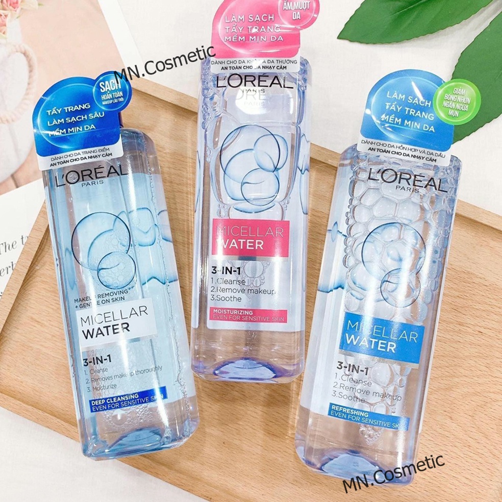 Nước tẩy trang Loreal - L'Oreal Paris 3-in-1 Micellar Water