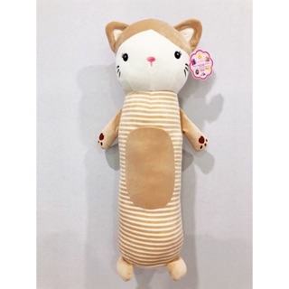 Gối ôm mèo gái vải 4 chiều mềm mịn an toàn cho bé