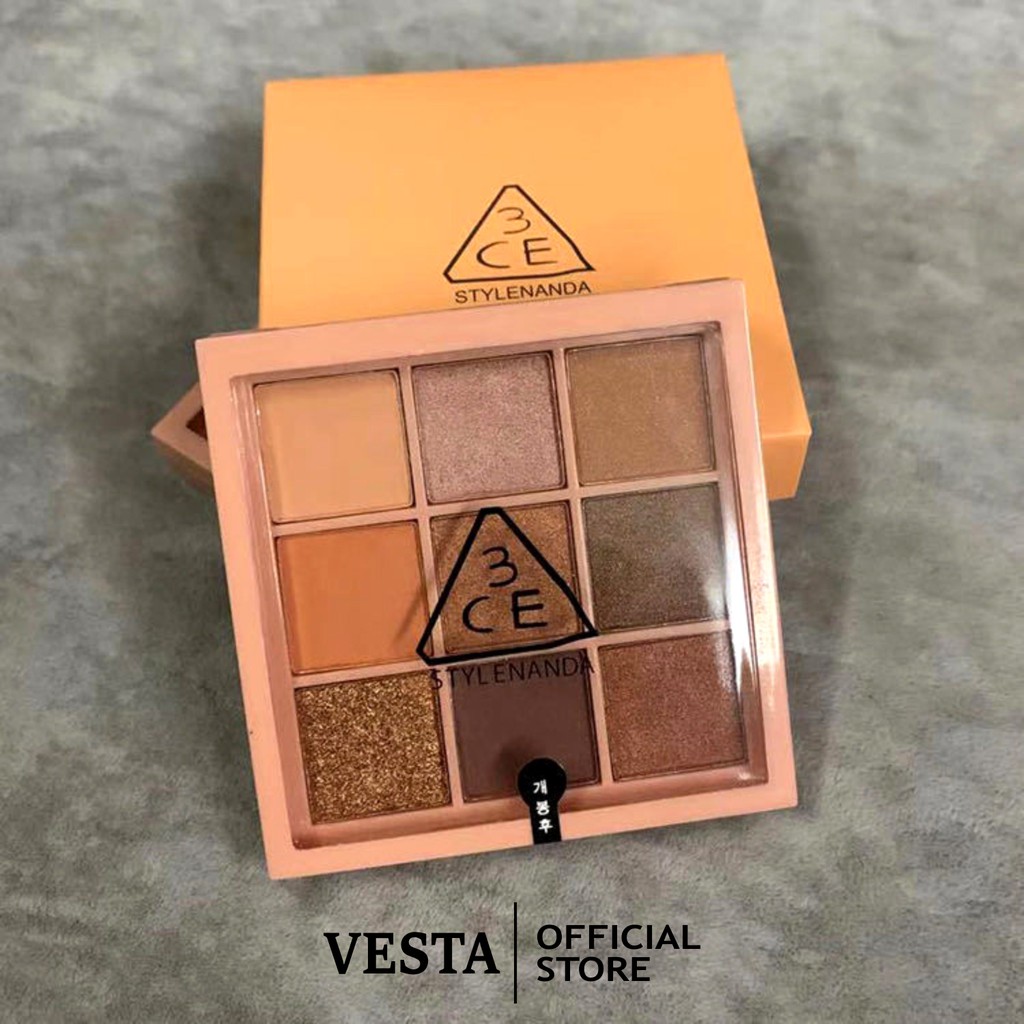 Phấn Mắt 💞𝑭𝒓𝒆𝒆𝒔𝒉𝒊𝒑💖 Phấn Mắt Nội Địa Trung - Phấn Mắt 3CE 9 Ô Multi Eye Color Palette | BigBuy360 - bigbuy360.vn