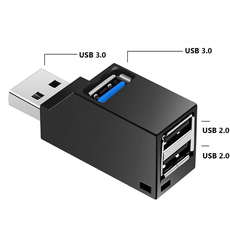 Đầu Chia 3 Cổng Usb 3.0 Tốc Độ Cao Cho Pc Laptop Macbook Điện Thoại