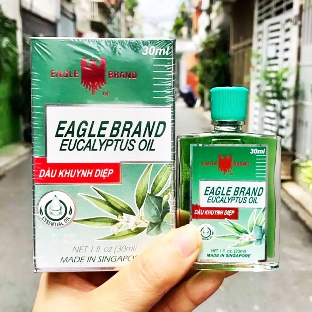 Dầu Khuynh Diệp Con Ó 2 nắp Singapore 30ml