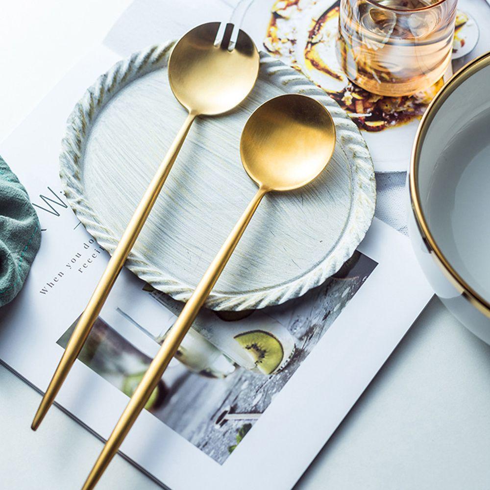 Bộ Muỗng Nĩa Ăn Salad Phục Vụ Bàn Ăn