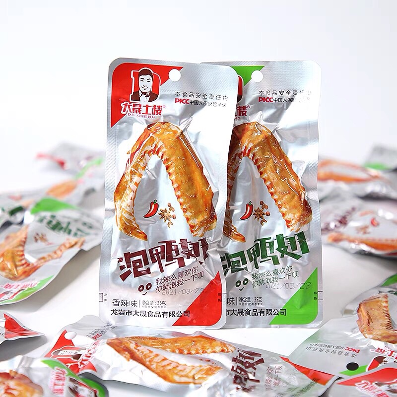 Cánh vịt cay dacheng ⚡️FREE SHIP⚡️ loại cánh to 32g siêu ngon | BigBuy360 - bigbuy360.vn