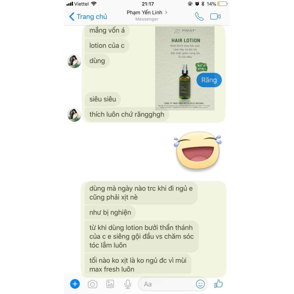 Tinh Dầu Bưởi ViJully Kích Thích Mọc Tóc, Trị Rụng Tóc ❤️ FREESHIP ĐƠN 150K + QUÀ TẶNG | BigBuy360 - bigbuy360.vn