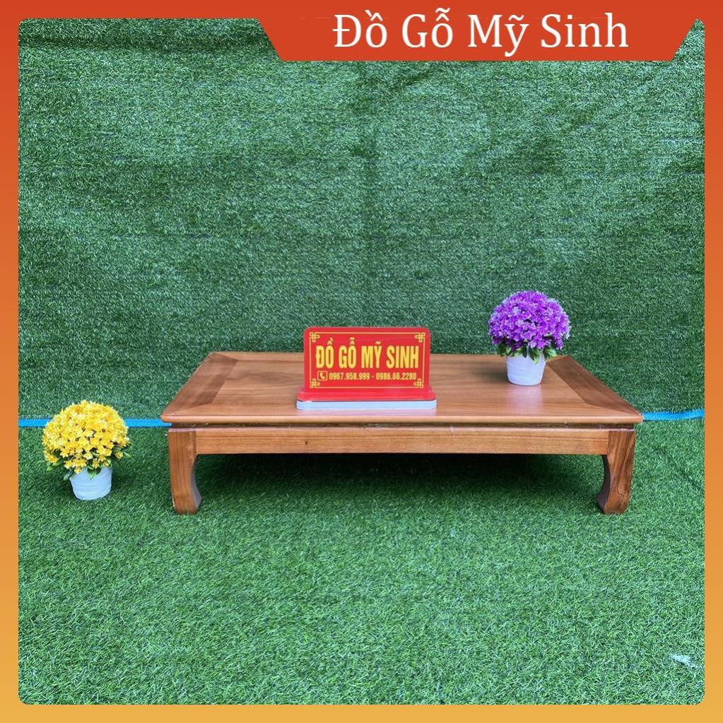 Bàn ăn nhật osin ăn cơm bàn trà phòng khách gia đình gỗ xoan đào, Đồ gỗ nội thất cao cấp Mỹ Sinh