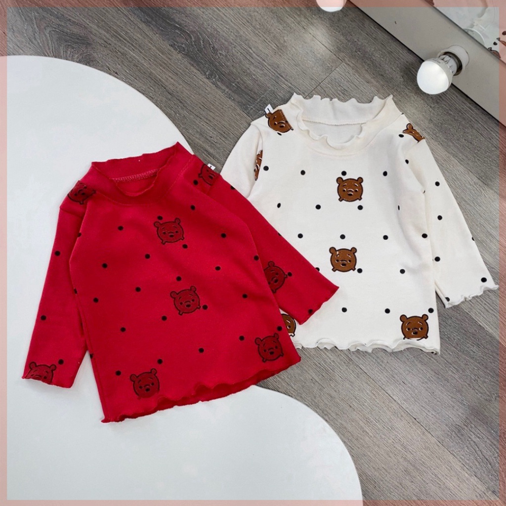 áo giữ nhiệt cho bé trai bé gái cổ cao 3 phân chất thun lạnh lili.kids AP04