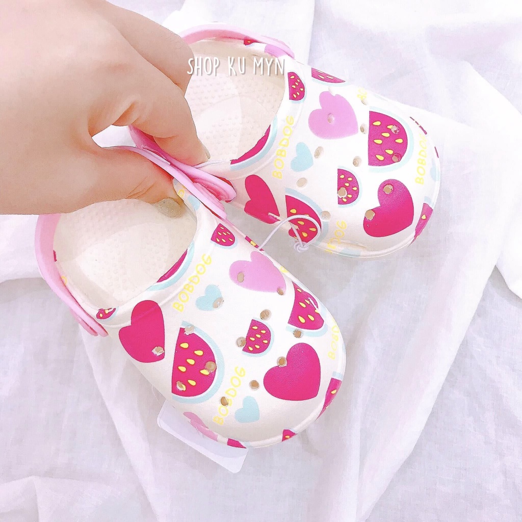 Dép cho bé Bobdog, sục cross cho bé trai bé gái siêu nhẹ chống trơn trượt chính hãng BD02