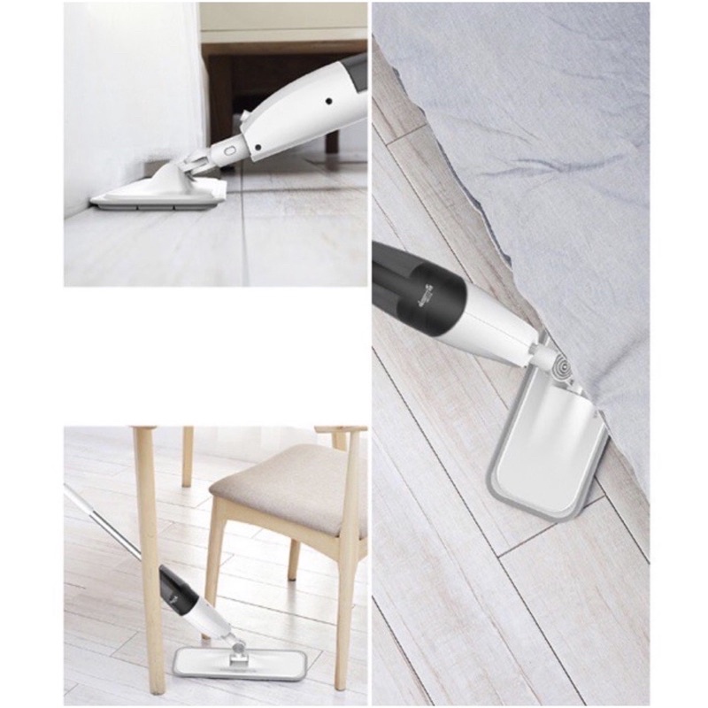 SALE[ SALE SỐC]Cây Lau Nhà Phun Nước AURORA Deerma Water Spray Mop, Chổi Lau Sàn 2 in 1 Xoay 360 độ thông minh