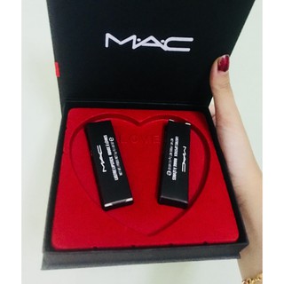 Set son quà tặng 2 thỏi M.A.C ( ảnh do shop chụp)