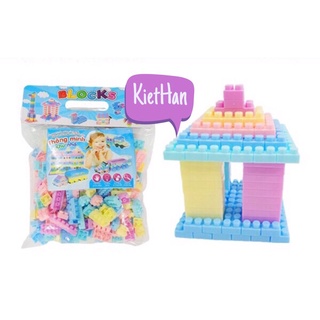 BỘ LẮP GHÉP LEGO CHO BÉ MÀU PASTEL -Đồ chơi cho bé